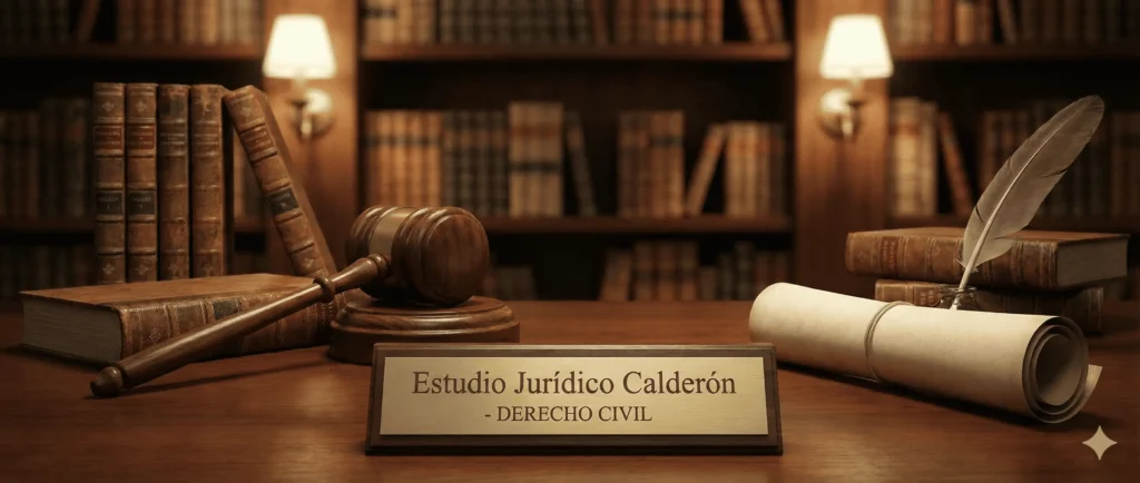 Derecho Civil estudio juridico calderon